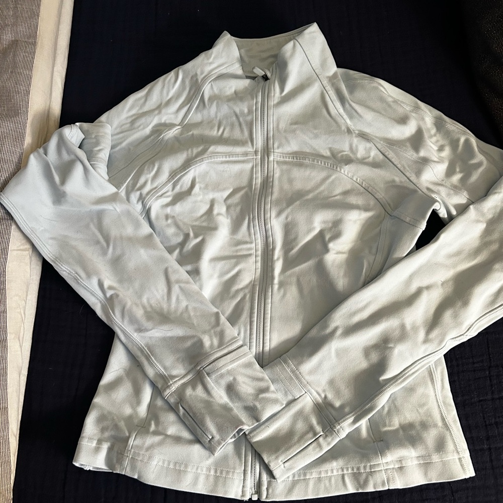 Lululemon Crop Define Jacket - light blue